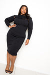 Lotta Bawdy Bodycon Sweater Dress