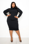 Lotta Bawdy Bodycon Sweater Dress