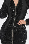 Starlit Sequin Midi Dress