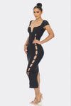 Noelle Bandage Midi Dress