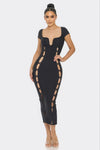 Noelle Bandage Midi Dress