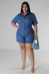 Mia Blues Romper