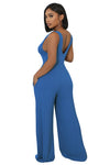 Confidence That Drips Jumpsuit Set KIOKO Clothing Company Blue Side