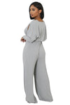 Confidence That Drips Jumpsuit Set KIOKO Clothing Company Gray Side