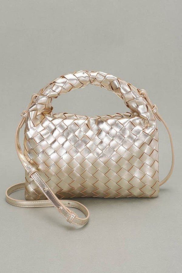 Crafted For Attention Weave Clutch - KIOKO