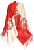 DST Sorority Luxe Red & Cream Designer Shawl - KIOKO