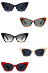 Diva Noir Square Cat Eye Sunglasses Kioko Clothing Company ALL