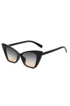 Diva Noir Square Cat Eye Sunglasses Kioko Clothing Company Black1