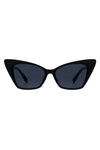 Diva Noir Square Cat Eye Sunglasses Kioko Clothing Company Black2