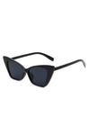 Diva Noir Square Cat Eye Sunglasses Kioko Clothing Company Black3