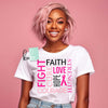 Fight Cure Hope Graphic Tee - KIOKO