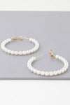 Goddess Frequency Pearl Hoop Earrings - KIOKO