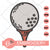 Golf Ball Embroidery File - KIOKO