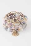 Grounded But Fly Beaded Bracelet Set - KIOKO