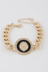 Heavy Hitta Lion Emblem Chain Bracelet - KIOKO