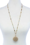 High Frequency Sun Flower Beaded Necklace - KIOKO