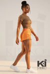 Hug Me Tight Ruched Bodycon Crop Top - KIOKO