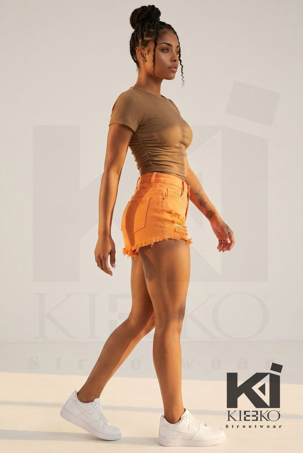 Hug Me Tight Ruched Bodycon Crop Top - KIOKO