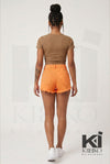 Hug Me Tight Runched Bodycon Crop Top - KIOKO
