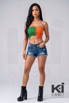 Dominica Drip Crop Top