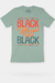 Kids' - Black Mixed With Black Graphic Tee - KIOKO