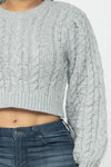 City Pulse Cable Pullover Top