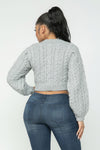 City Pulse Cable Pullover Top