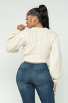 City Pulse Cable Pullover Top