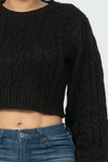 City Pulse Cable Pullover Top