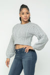 City Pulse Cable Pullover Top