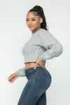 City Pulse Cable Pullover Top