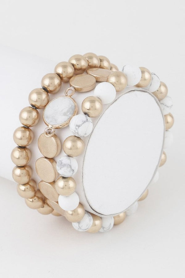 Let That Go Beaded Bracelet Set - KIOKO