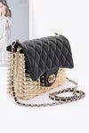 Main Character Only Metallic Leather Flap Bag - KIOKO