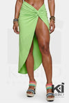 Mint It Loud Crop Top & Maxi Skirt Set - KIOKO