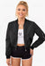 Nightfall Satin Bomber Jacket - KIOKO