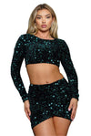 Nightfall Sequin Skirt Set