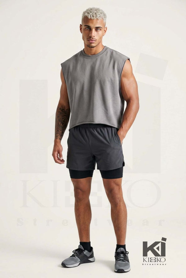 No Shortcuts French Terry Boxy Tank - KIOKO