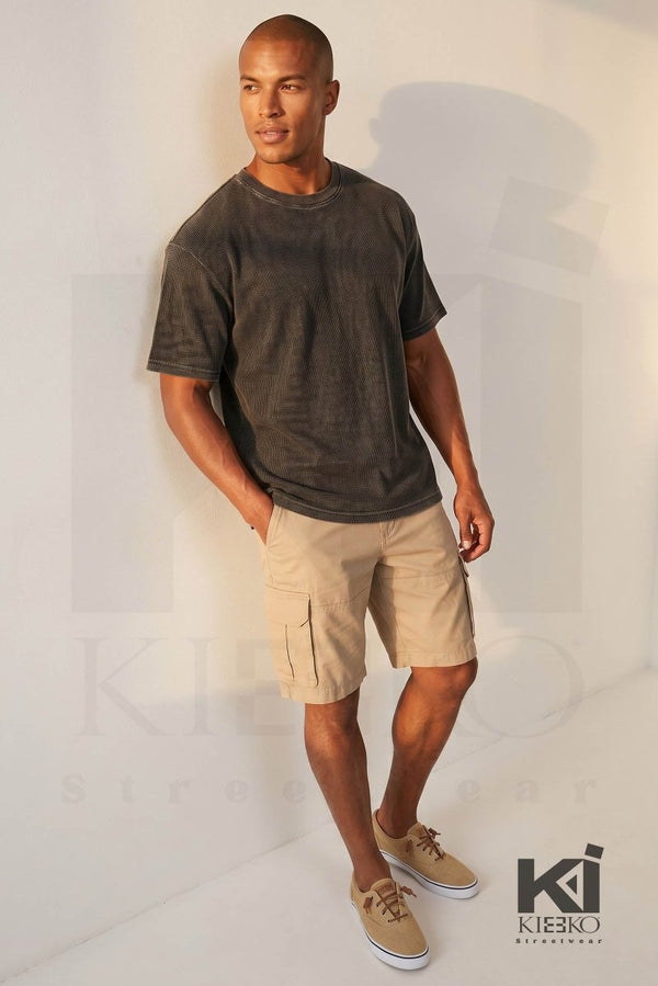 Out Of Bounds Waffle Boxy Tee - KIOKO