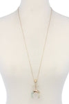 Peace Made Pretty Natural Stone Pendant Necklace - KIOKO