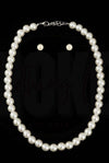 Classic Pearl Necklace Set - KIOKO