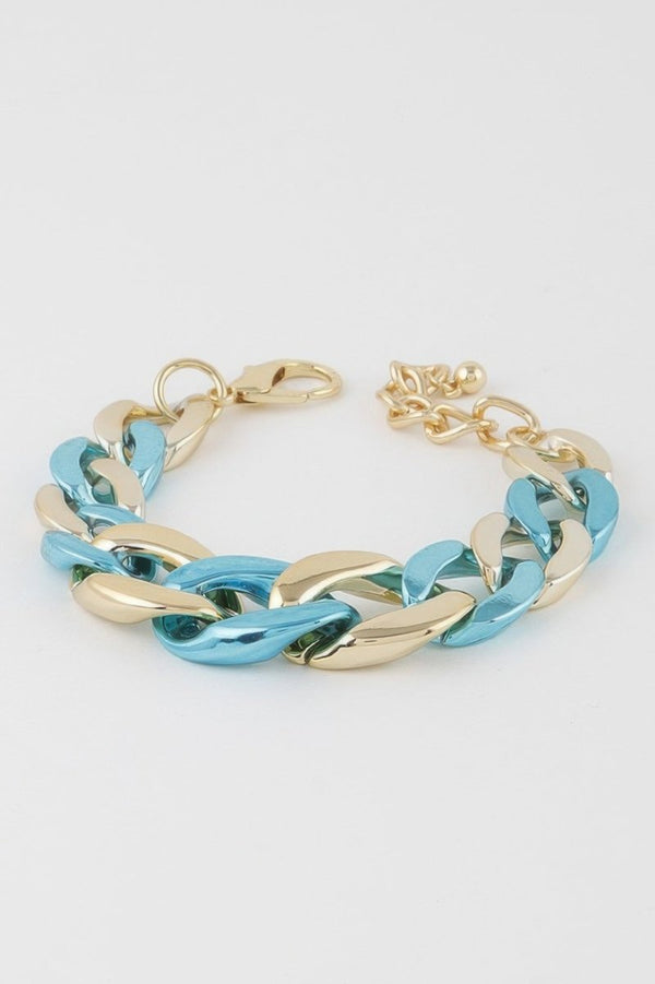 Pretty Girl Swag Two Toned Bracelet - KIOKO