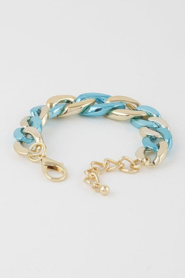 Pretty Girl Swag Two Toned Bracelet - KIOKO