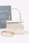 Pretty Paid Problems Metallic Crossbody Bag - KIOKO