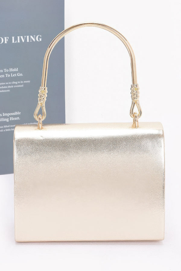 Pretty Paid Problems Metallic Crossbody Bag - KIOKO