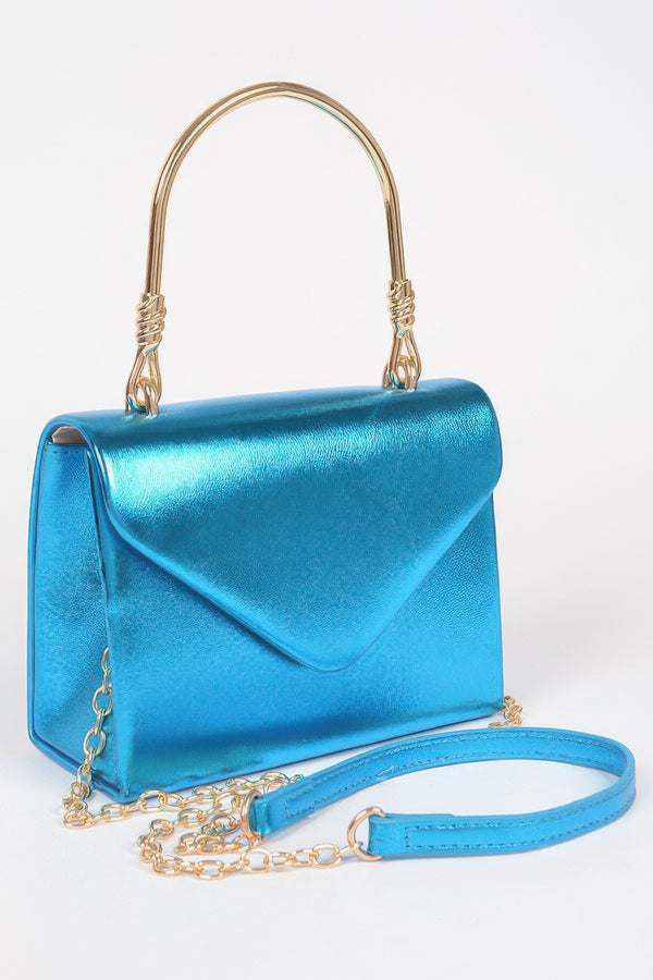 Pretty Paid Problems Metallic Crossbody Bag - KIOKO