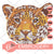 Prism Tiger Embroidery File - KIOKO