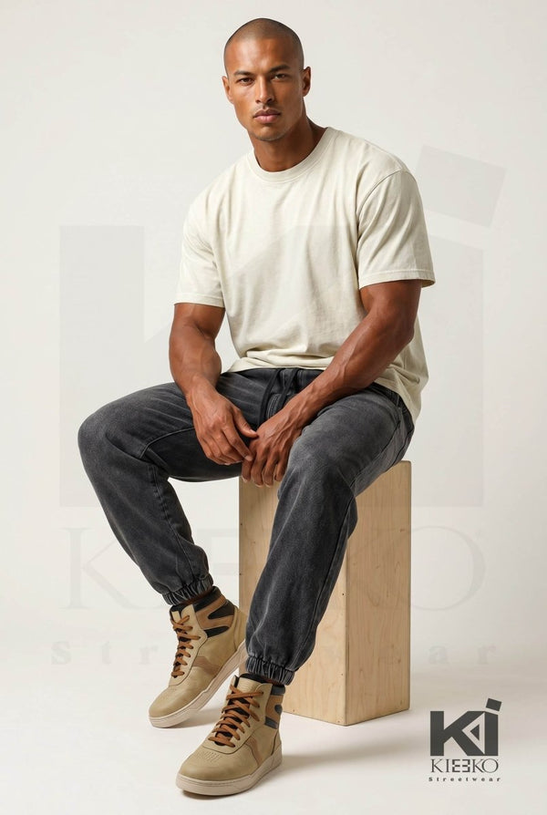 Raw By Nature Washed Joggers - KIOKO