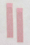 She Got Motion Rhinestone Curtain Drop Earrings - KIOKO