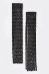 She Got Motion Rhinestone Curtain Drop Earrings - KIOKO