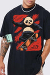 Streetwear Panda Graphic Tee - KIOKO